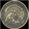 Image 2 : 1808/7 Silver Half Dollar Capped Bust NEARLY UNC