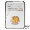Image 1 : 1913 $5 Gold Half Eagle NGC AU55