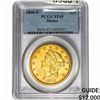 1866-S $20 Gold Double Eagle PCGS XF45