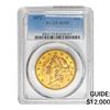 1872 $20 Gold Double Eagle PCGS AU55