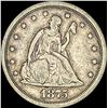 Image 1 : 1875-S Silver Twenty Cent Piece NEARLY UNCIRCULATED