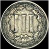 Image 2 : 1867 Nickel Three-Cent Piece NEARLY UNCIRCULATED