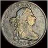 Image 1 : 1804 Draped Bust Half Cent NICELY CIRCULATED