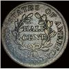 Image 2 : 1804 Draped Bust Half Cent NICELY CIRCULATED