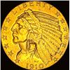 1910-S Gold $5 Indian Head Half Eagle LIGHTLY CIRCULATED