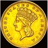 Image 1 : 1873 Gold $1 Indian Head Type 3 LIGHTLY CIRCULATED