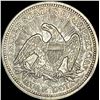 Image 2 : 1853 Arrows/Rays Seated Liberty Quarter NICELY CIRCULATED