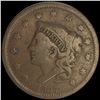 Image 1 : 1837 Coronet Head Large Cent LIGHTLY  CIRCULATED