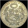 Image 2 : 1893 Peru Silver Un Sol CLOSELY UNCIRCULATED