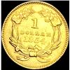 Image 2 : 1854 Gold $1 Indian Princess Type 1 CHOICE AU