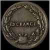 Image 2 : 1863 Civil War Token - "Exchange" Reverse  LIGHTLY CIRCULATED