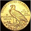 Image 2 : 1913 Indian Head Gold $2.50 Quarter Eagle  CLOSELY UNCIRCULATED