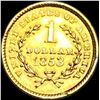 Image 2 : 1853 Gold $1 Liberty Head Type 1 UNCIRCULATED