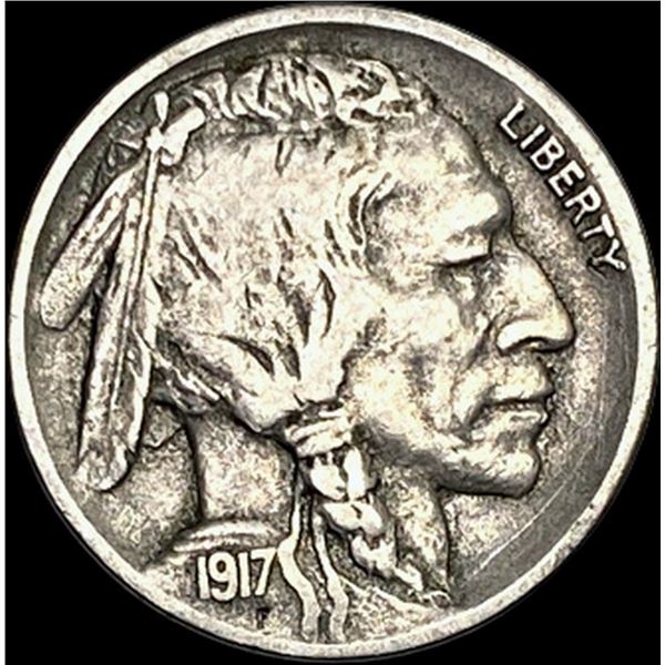 1917-D Buffalo Nickel LIGHTLY CIRCULATED