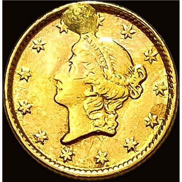 1854 Gold $1 Liberty Head Type 1 HIGH GRADE