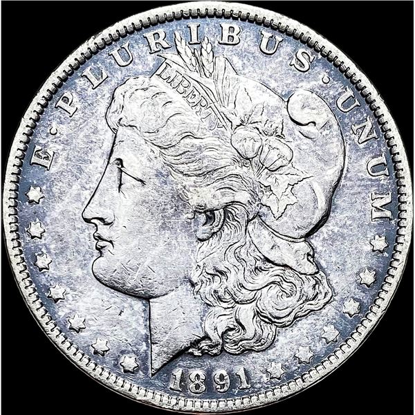 1891-O Silver Morgan Dollar NEARLY UNCIRCULATED