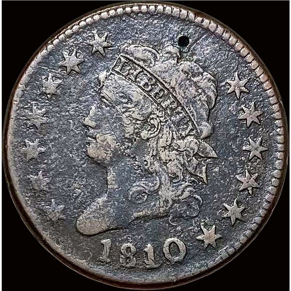1810 Classic Head Large Cent LIGHTLY CIRCULATED