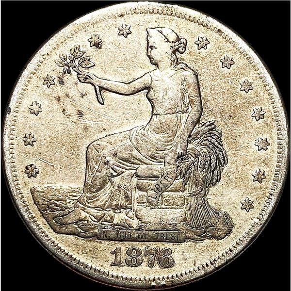 1876-S Silver Trade Dollar LIGHTLY CIRCULATED