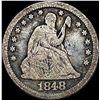 Image 1 : 1848 Seated Liberty Quarter NICELY CIRCULATED