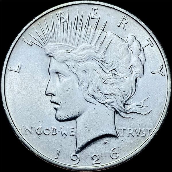 1926-D Peace Silver Dollar CHOICE AU