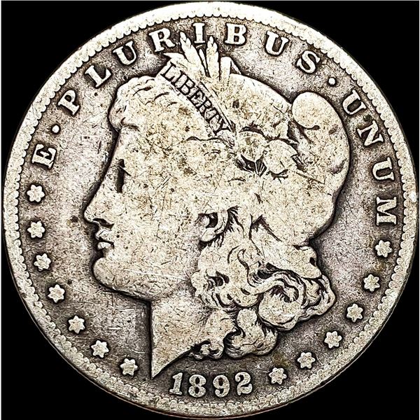 1892-S Silver Morgan Dollar NICELY CIRCULATED