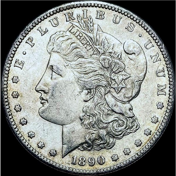 1890-S Silver Morgan Dollar CHOICE AU