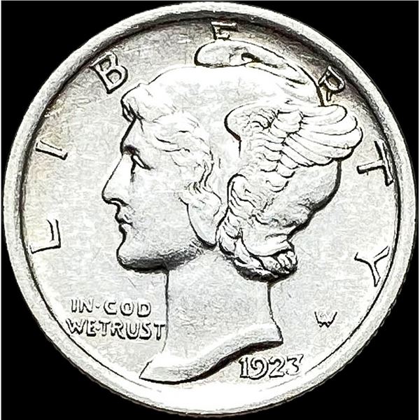 1923 Silver Mercury Dime CLOSELY UNCIRCULATED