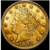 Image 1 : 1901 Liberty Head Nickel CLOSELY UNCIRCULATED