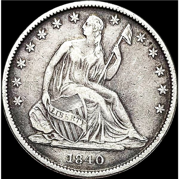 1840-O Seated Liberty Half Dollar ABOUT UNCIRCULATED