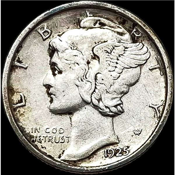 1925-D Mercury Dime CLOSELY UNCIRCULATED