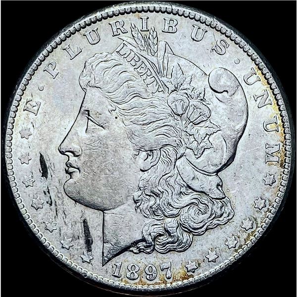 1897-S Silver Morgan Dollar CHOICE AU
