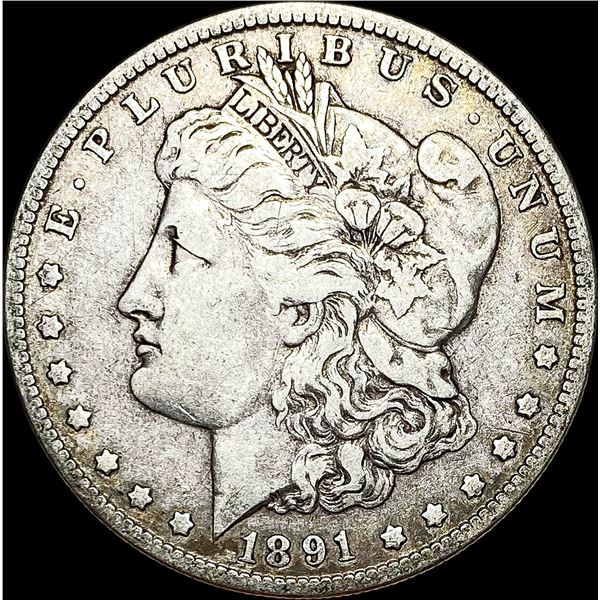 1891-O Silver Morgan Dollar LIGHTLY CIRCULATED
