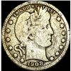 Image 1 : 1908-S Silver Barber Quarter NICELY CIRCULATED
