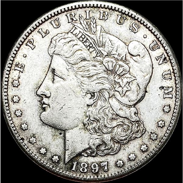 1897-S Silver Morgan Dollar CLOSELY UNCIRCULATED