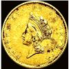 Image 1 : 1855 Gold $1 Indian Princess Type 2 NEARLY UNCIRCULATED