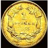 Image 2 : 1855 Gold $1 Indian Princess Type 2 NEARLY UNCIRCULATED