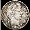 Image 1 : 1902 Silver Barber Quarter NEARLY UNCIRCULATED