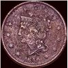 Image 1 : 1840 Braided Hair Large Cent CLOSELY UNCIRCULATED