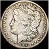 Image 1 : 1881-CC Silver Morgan Dollar ABOUT UNCIRCULATED