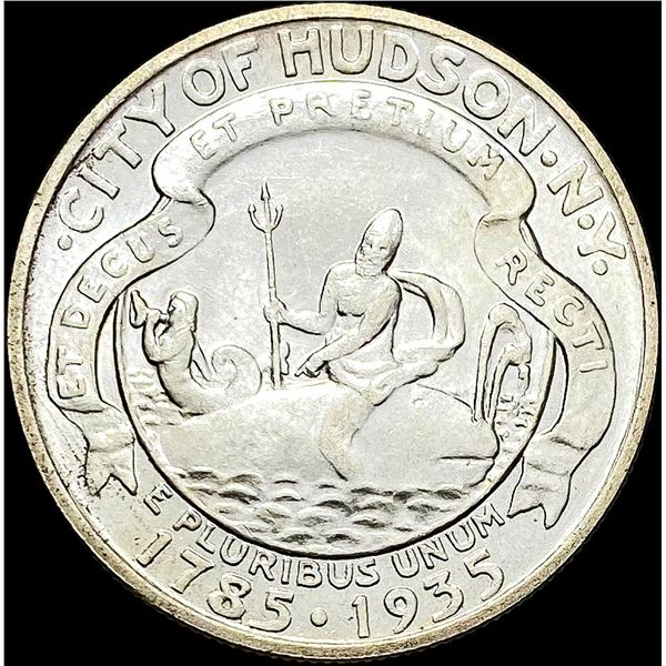 1935 Silver Hudson Half Dollar CLOSELY UNCIRCULATED