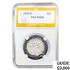 Image 1 : 1929-D Walking Liberty Half Dollar PGA MS64