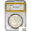 Image 1 : 1883-S Morgan Silver Dollar PGA MS62+