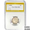 Image 1 : 1884 Indian Head Cent PGA PR65 Red
