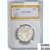 Image 1 : 1892 Barber Half Dollar PGA MS64
