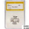 Image 1 : 1920-S Mercury Silver Dime PGA MS61