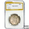 Image 1 : 1820 Capped Bust Half Dollar PGA AU53