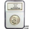 Image 1 : 1952-S Franklin Half Dollar NGC MS65