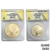 Image 1 : [2 Coin Set]1998-S Kennedy Sliver Half Dollar ANACS MS/SP69