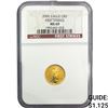 Image 1 : 2006 $5 1/10 oz Gold Half Eagle NGC MS69