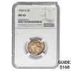 Image 1 : 1936 D Buffalo Nickel NGC MS65